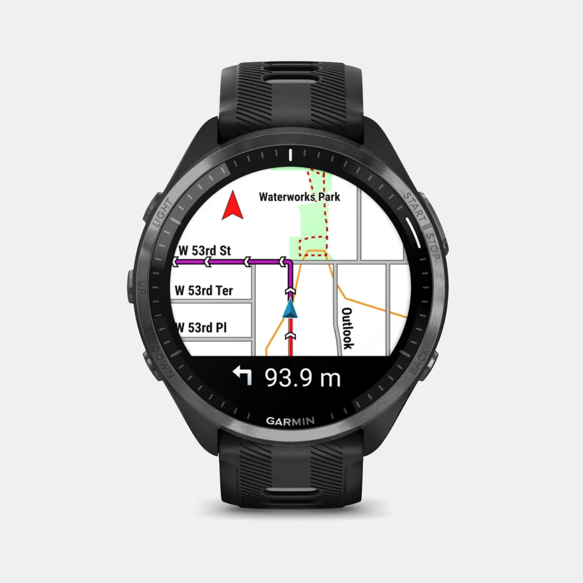 Garmin Forerunner 965 Black GPS Triathlon Smartwatch,Amoled Touchscreen, Battery Upto 23 Days