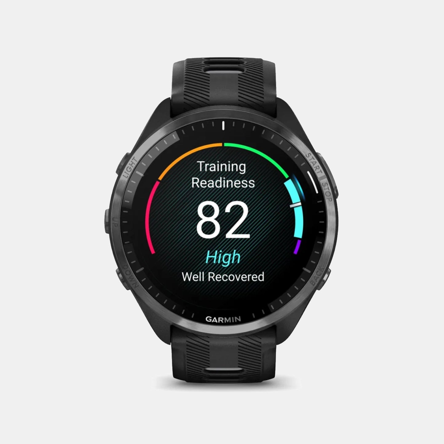 Forerunner 965 Men Automatic Carbon Grey Digital Silicone Watch  010-02809-10