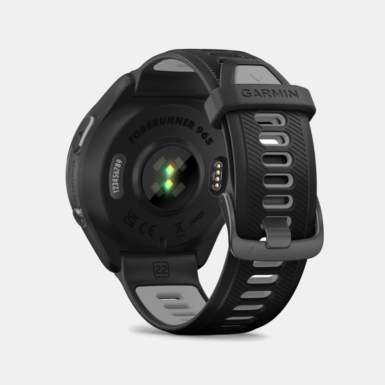 Forerunner 965 Men Automatic Carbon Grey Digital Silicone Watch  010-02809-10