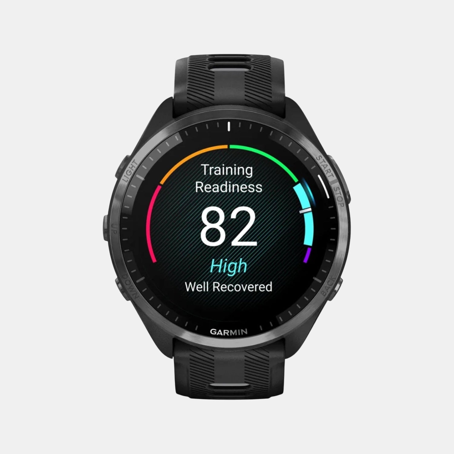 Forerunner 965 Men Automatic Carbon Grey Digital Silicone Watch  010-02809-10