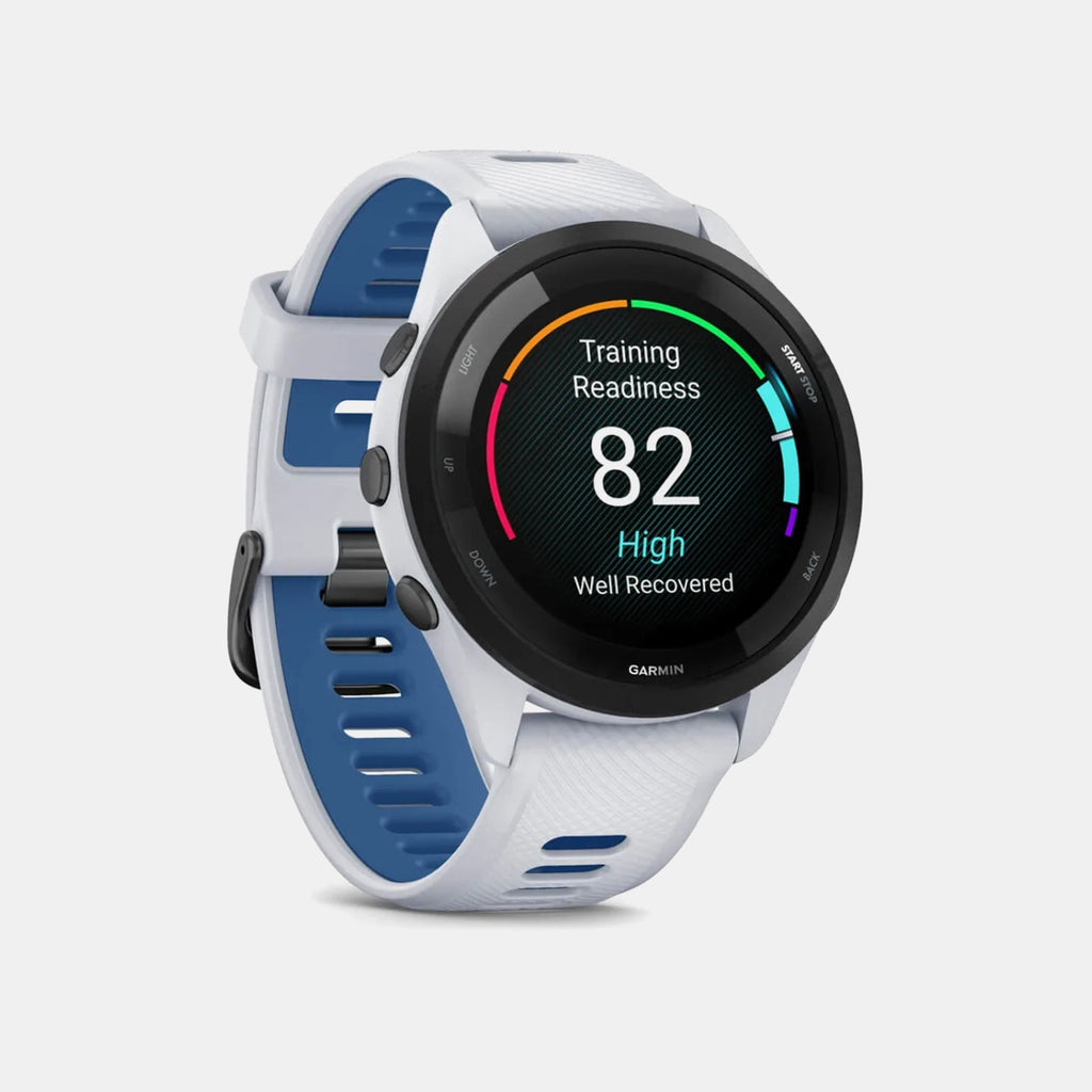 Forerunner® 265 Unisex Automatic Black Dial Digital Silicone Watch 010-02810-11 Forerunner 265