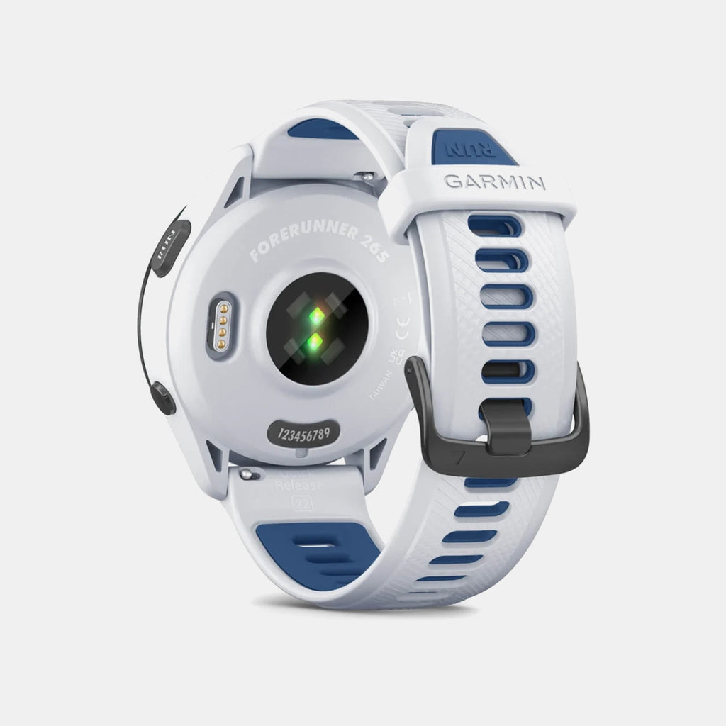 Forerunner® 265 Unisex Automatic Black Dial Digital Silicone Watch 010-02810-11 Forerunner 265