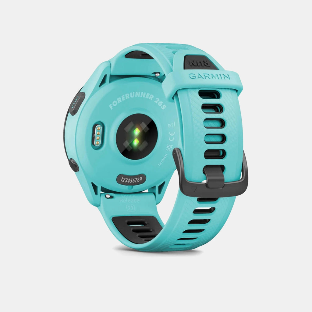Forerunner® 265 Men Quartz Black Dial Digital Silicone Watch 010-02810-12 Forerunner 265