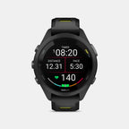 Forerunner Unisex Black Dial Digital Silicone Watch 010-02810-13