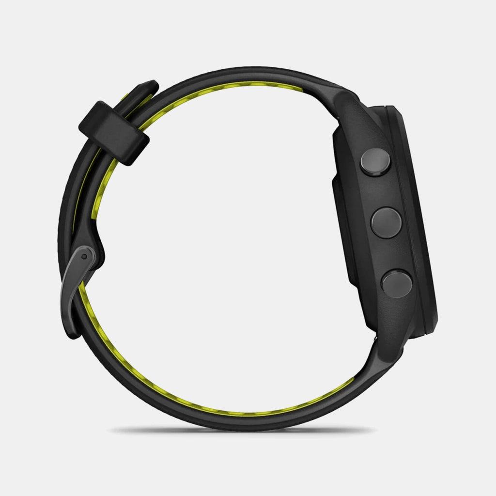 Forerunner Unisex Black Dial Digital Silicone Watch 010-02810-13