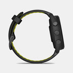 Forerunner Unisex Black Dial Digital Silicone Watch 010-02810-13