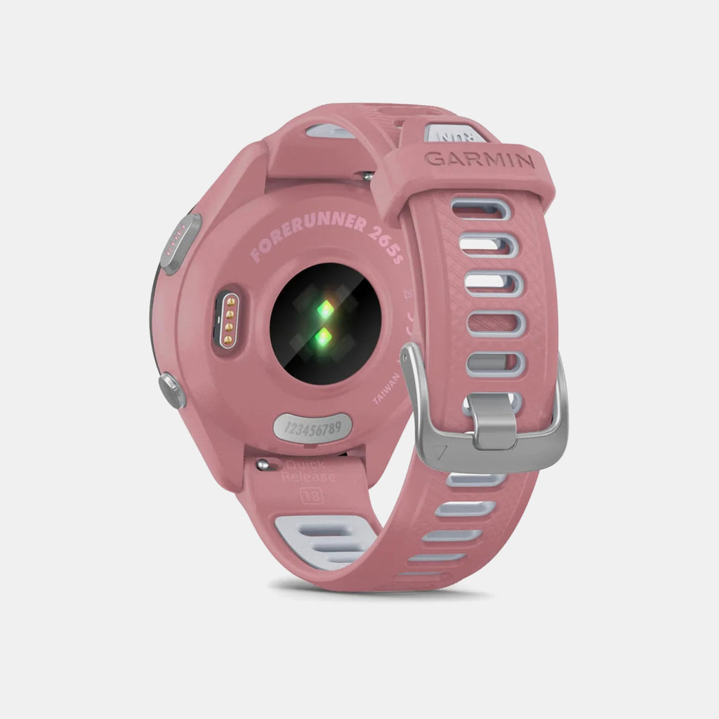 Unisex Quartz Pink Dial Digital Silicone Watch 010-02810-15 Forerunner 265s