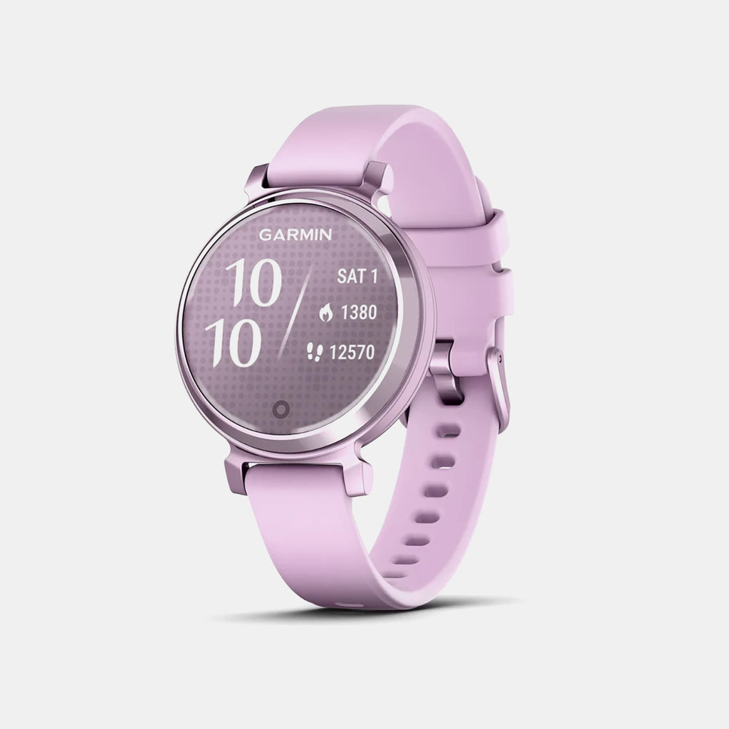 Metallic Lilac Women Quartz Purple Dial Digital Silicone Watch 010-02839-01 Lily 2