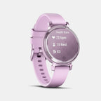 Metallic Lilac Women Quartz Purple Dial Digital Silicone Watch 010-02839-01 Lily 2