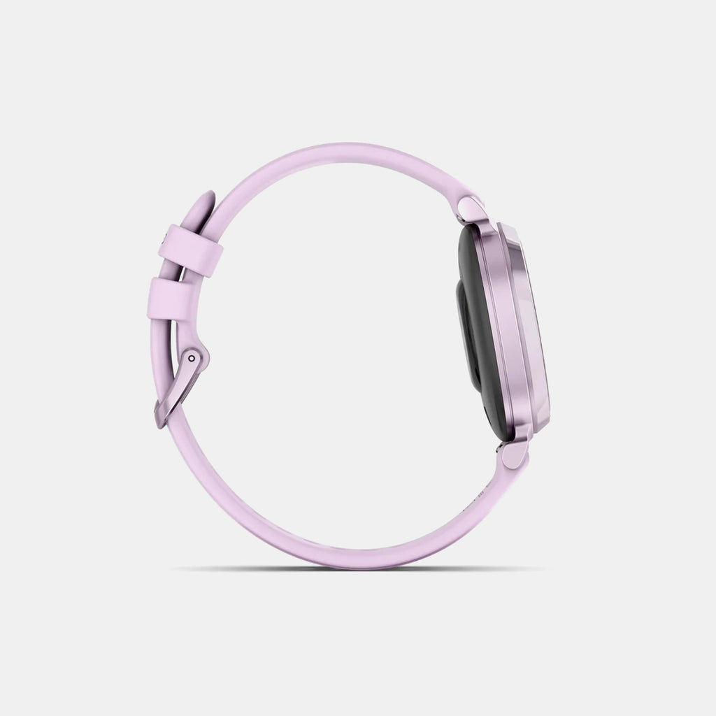 Metallic Lilac Women Quartz Purple Dial Digital Silicone Watch 010-02839-01 Lily 2