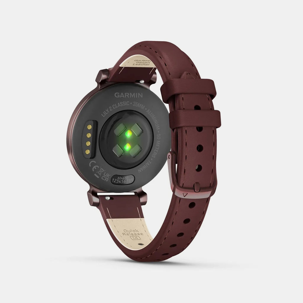 Lily® 2 Classic Dark Bronze with Mulberry Leather Band Smartwatch 010-02839-03 LILY 2