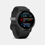 Vivoactive 5 Men Quartz Black Dial Digital Silicone Watch 010-02862-10 Vivoactive 5