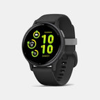 Vivoactive 5 Men Quartz Black Dial Digital Silicone Watch 010-02862-10 Vivoactive 5