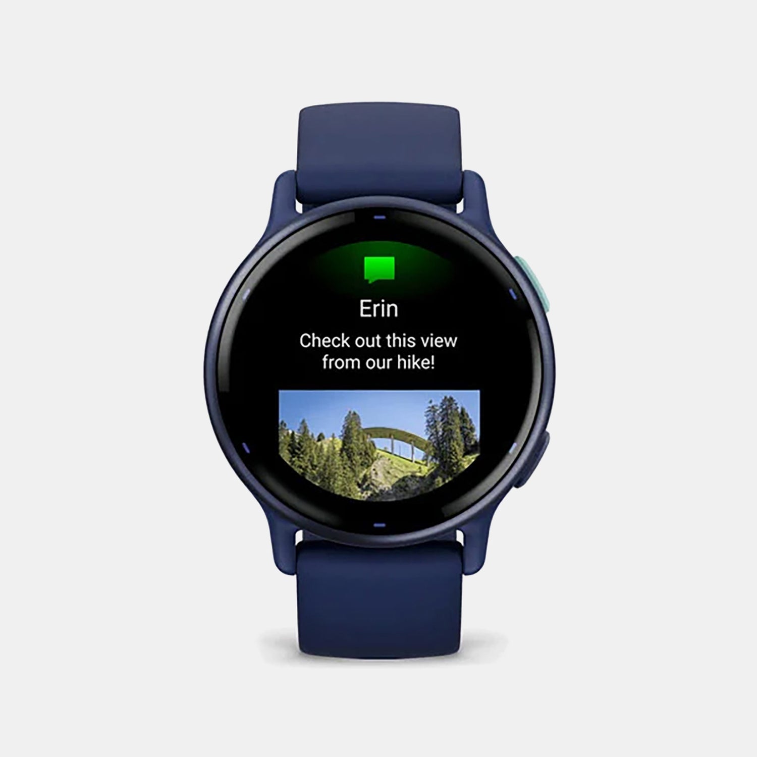 Vivo Active 5 Unisex Quartz Black Dial Digital Silicone Watch VIVOACTIVE 5 010-02862-12