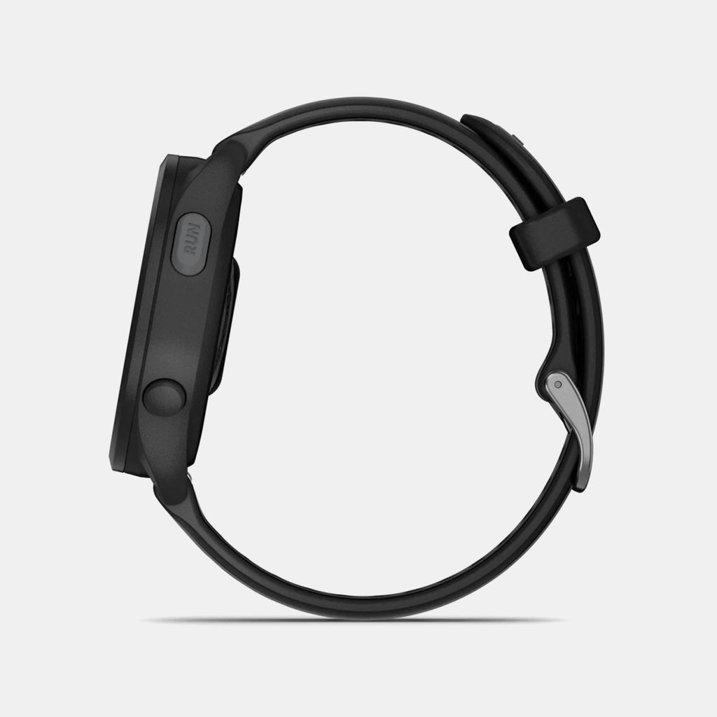 Forerunner 165 Unisex Black Dial Digital Silicone Watch 010-02863-30