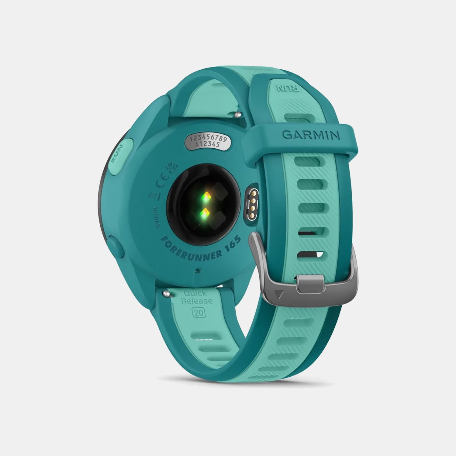 FORERUNNER Unisex Quartz Black Dial Digital Silicone Watch 010-02863-32 FORERUNNER 165 MUSIC