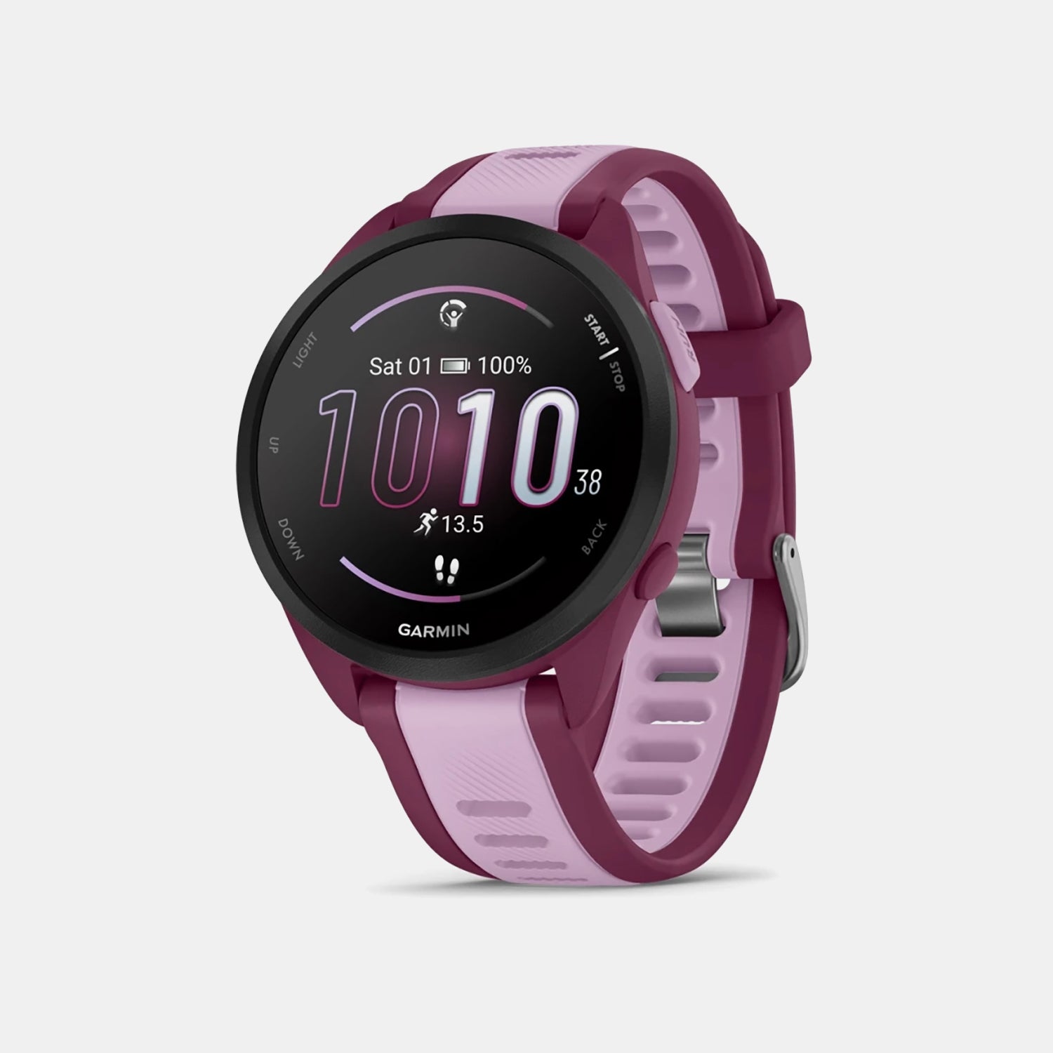 FORERUNNER Unisex Quartz Black Dial Digital Silicone Watch 010-02863-33 FORERUNNER 165 MUSIC (Copy)