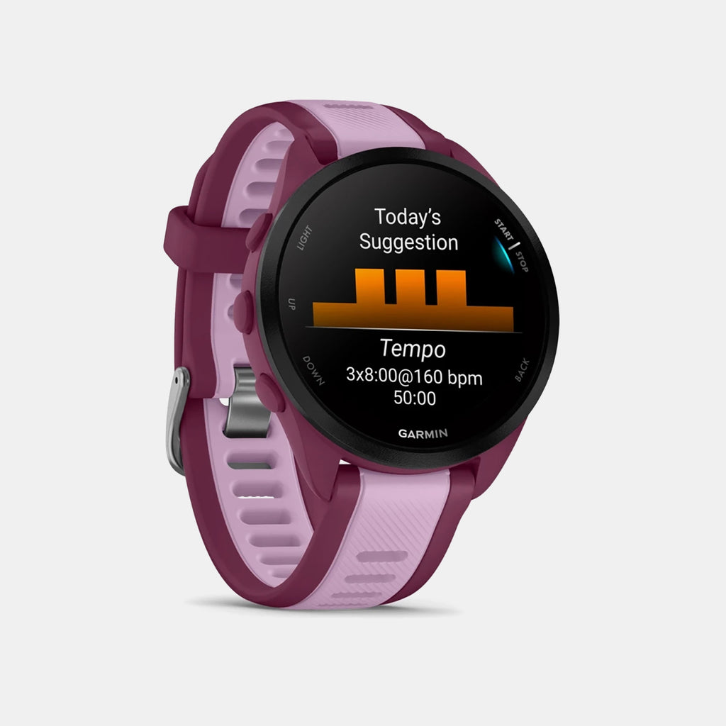 FORERUNNER Unisex Quartz Black Dial Digital Silicone Watch 010-02863-33 FORERUNNER 165 MUSIC (Copy)