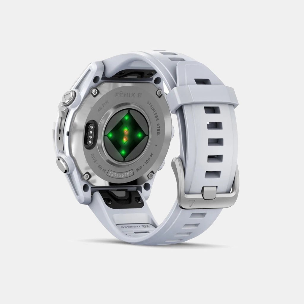 Fenix® 8 Men Quartz Black Dial Digital Silicone Watch 010-02903-00 Fenix 8