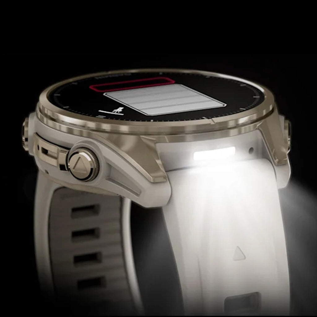 Fenix 8 Unisex Quartz Black Dial Digital Silicone Watch FENIX 8 SAPPHIRE GOLD 43MM 010-02903-11