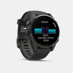 Fenix® 8 Men Digital Black Dial Analog Silicone Watch 010-02903-21 Fenix 8
