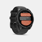 Fenix 8 Unisex Quartz Black Dial Digital Silicone Watch 010-02904-00