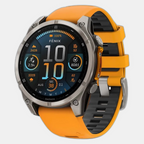 Fenix 8 Unisex Black Dial Digital Silicone Watch 010-02904-11