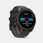 Fenix 8 Unisex Black Dial Digital Silicone Watch 010-02904-21