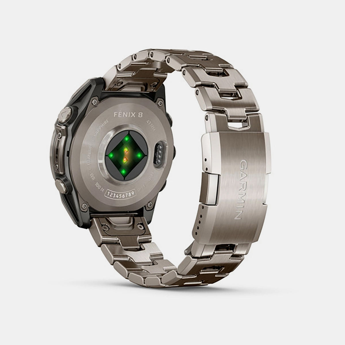 Fenix Men Quartz Black Dial Digital Titanium Watch 010-02904-40 Fenix 8
