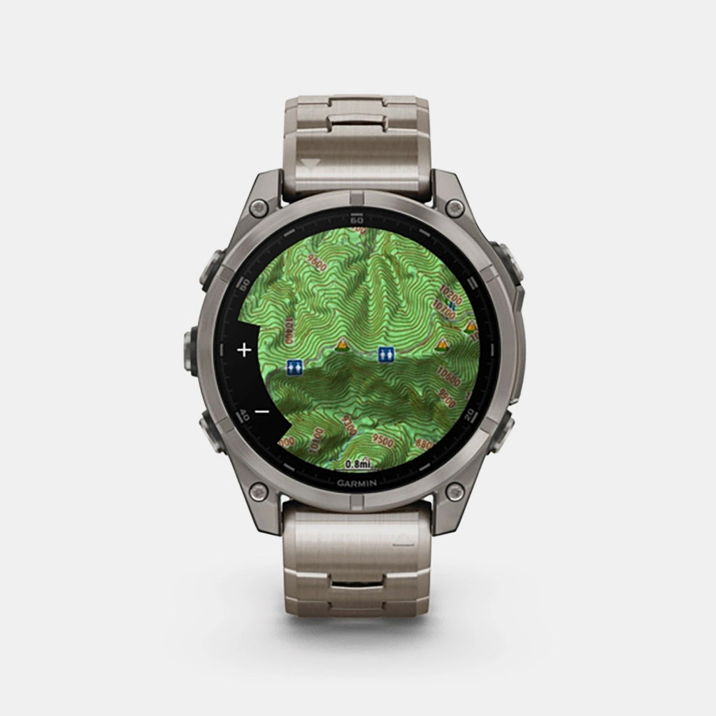 Fenix Men Quartz Black Dial Digital Titanium Watch 010-02904-40 Fenix 8