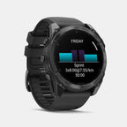 Fenix 8 Unisex Black Dial Digital Silicone Watch 010-02905-00