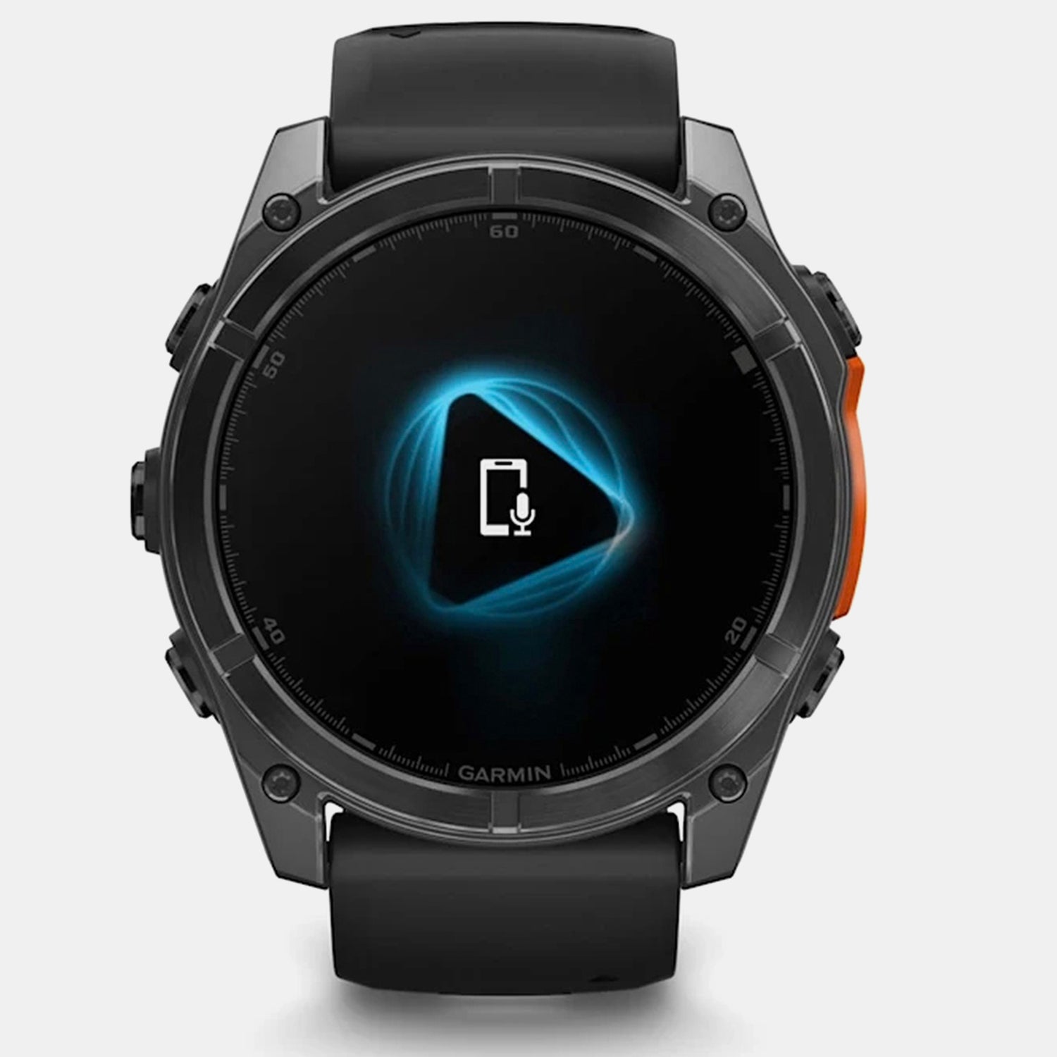 Fenix 8 Unisex Quartz Black Dial Digital Silicone Watch 010-02905-00 FENIX 8