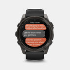 Fenix 8 Men Quartz Grey Dial Digital Silicone Watch 010-02905-21 FENIX 8