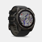 Fenix 8 Unisex Black Dial Digital Silicone Watch 010-02906-11