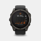 Fenix 8 Unisex Solar Black Dial Digital Silicone Watch 010-02907-11 Fenix 8