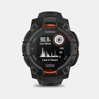 Fenix® 8 Men Digital Black Dial Analog Silicone Watch 010-02934-00 Instinct 3
