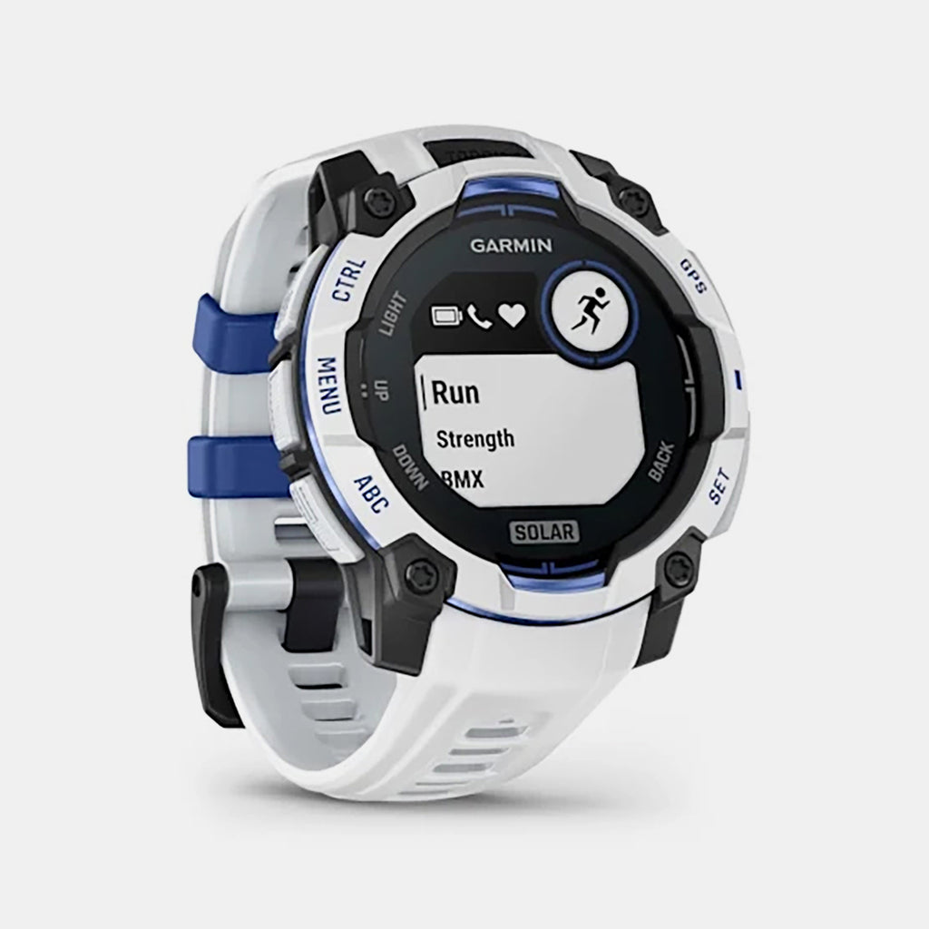 Instinct Unisex Quartz White Dial Digital Silicone Watch 010-02934-03 Instinct 3