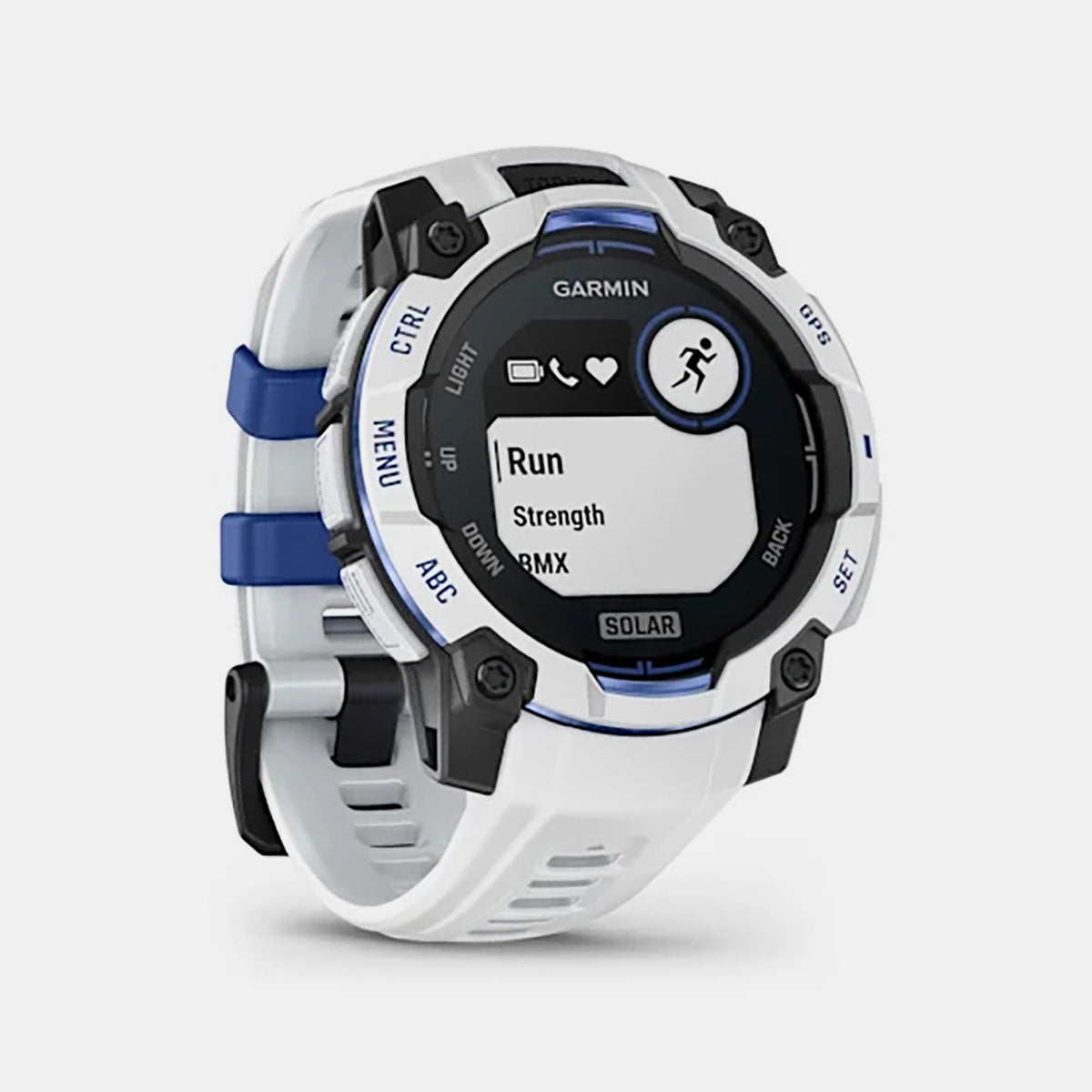 Instinct Unisex Quartz White Dial Digital Silicone Watch 010-02934-03 Instinct 3