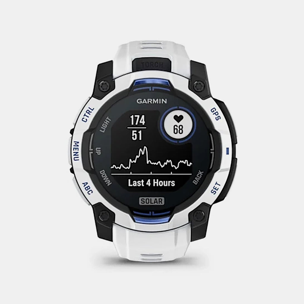 Instinct Unisex Quartz White Dial Digital Silicone Watch 010-02934-03 Instinct 3