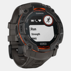 Instinct 3 Unisex Black Dial Digital Silicone Watch 010-02935-00