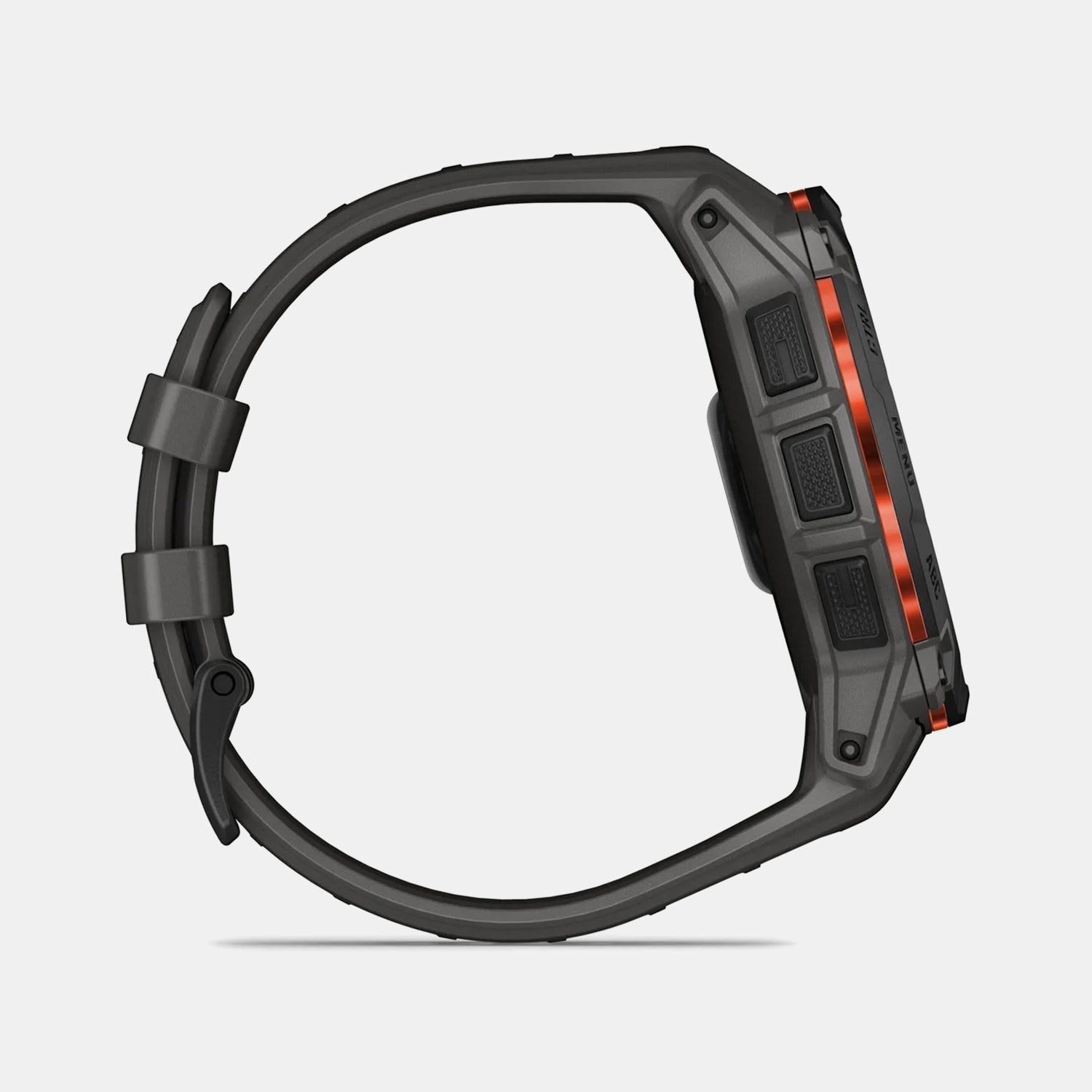 Instinct 3 Unisex Black Dial Digital Silicone Watch 010-02935-00