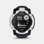 Instinct® 3 – 50 mm, Solar Whitestone with Black/Bolt Blue Band Smartwatch