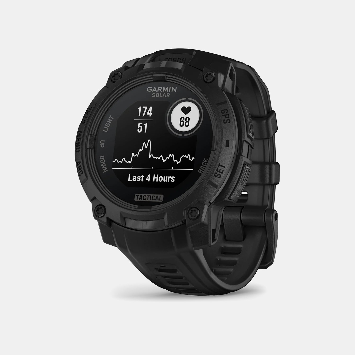 Instinct 3 Unisex Solar Black Dial Digital Silicone Watch 010-02935-50