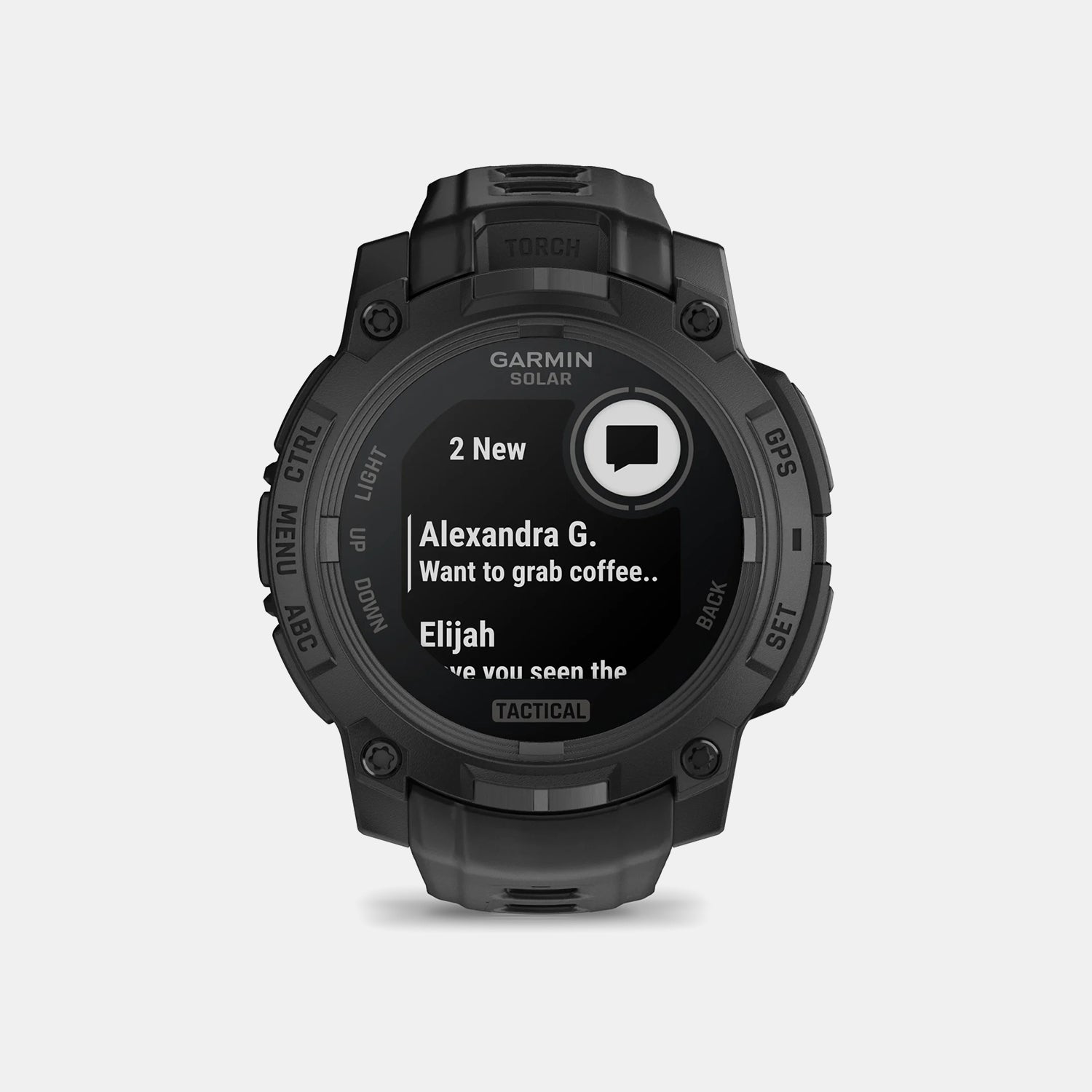 Instinct 3 Unisex Solar Black Dial Digital Silicone Watch 010-02935-50