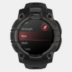 Instinct 3 Unisex Black Dial Digital Silicone Watch 010-02936-00