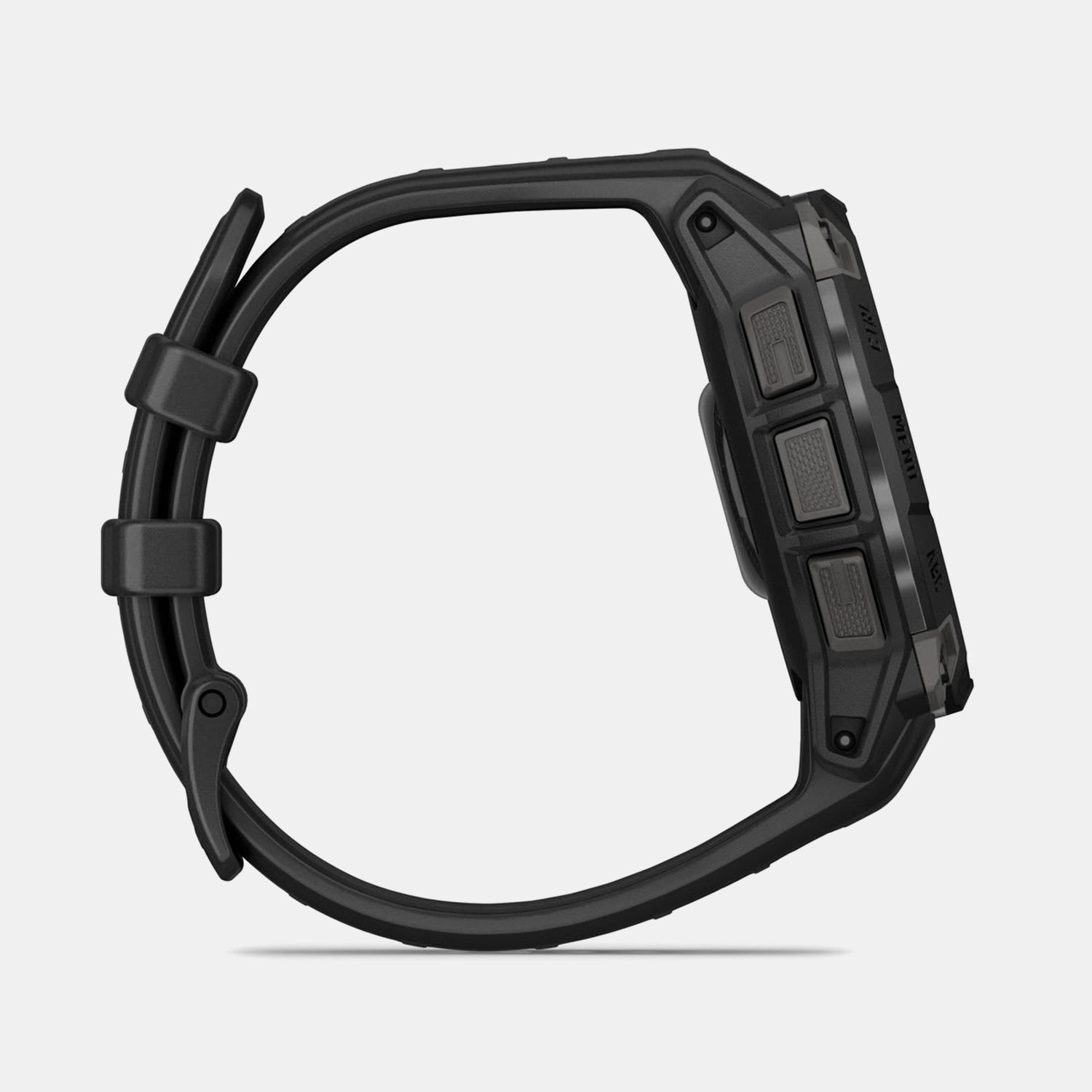 Instinct 3 Unisex Black Dial Digital Silicone Watch 010-02936-00