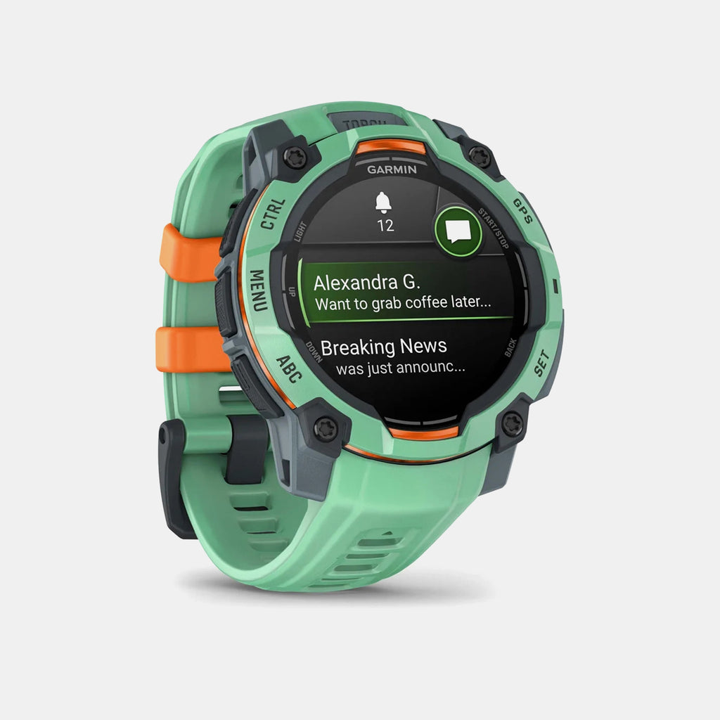 Instinct 3 Unisex Quartz Black Dial Digital Silicone Watch 010-02936-01