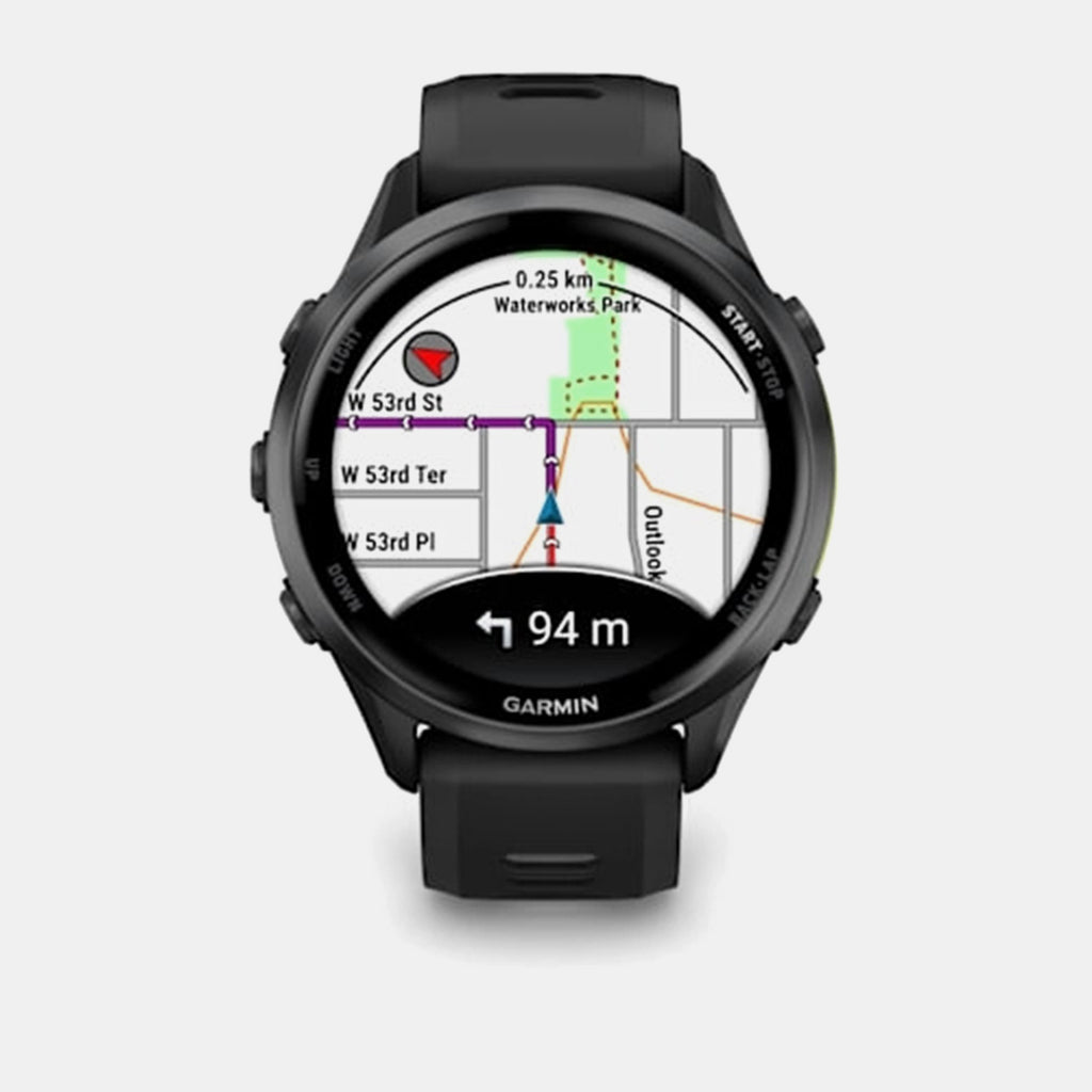 Forerunner Unisex Quartz Black Dial Digital Silicone Watch 010-02969-10 FORERUNNER 970