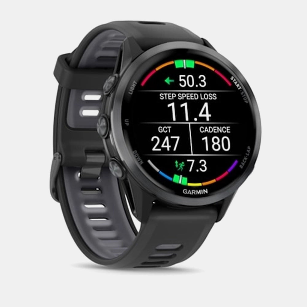 Forerunner Unisex Quartz Black Dial Digital Silicone Watch 010-02969-10 FORERUNNER 970