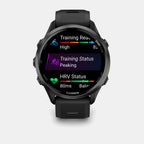 Forerunner Unisex Quartz Black Dial Digital Silicone Watch 010-02969-10 FORERUNNER 970